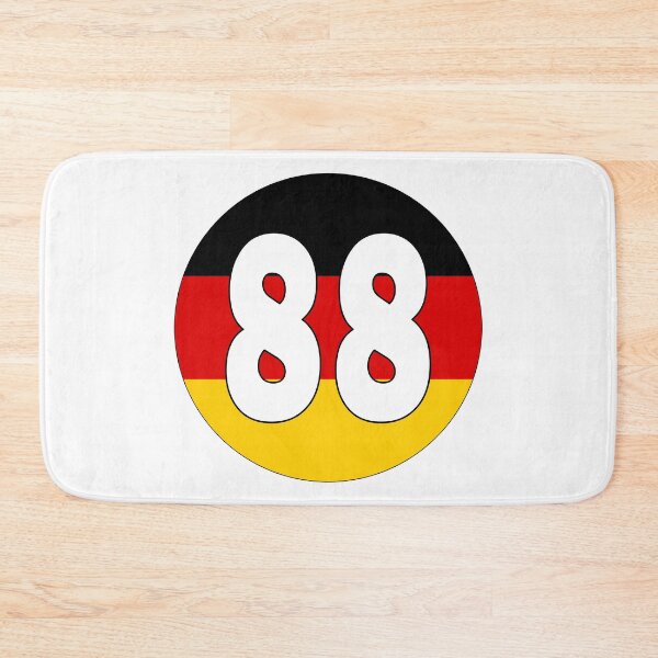 Item preview, Number 88 with Germany flag on the background designed and sold by AllShirts21.
