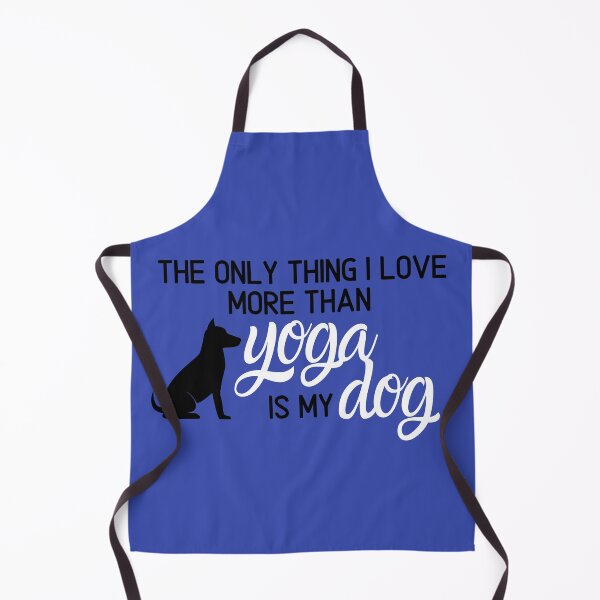 Item preview, I Love My Dog More Than Yoga designed and sold by Wisps & Whiskers Designs.