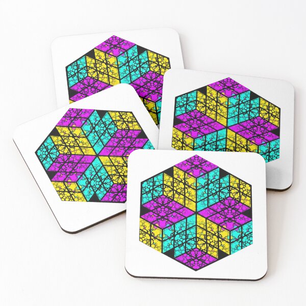 Item preview, Clipped Dark Universal Cubes designed and sold by weavernap.