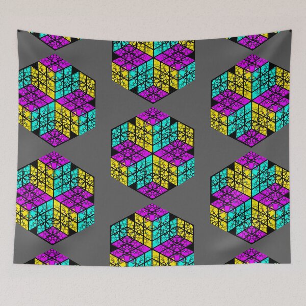 Item preview, Clipped Dark Universal Cubes designed and sold by weavernap.