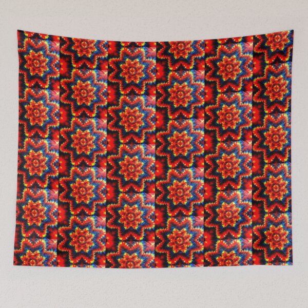 Item preview, Tie Dye One of a Kind Celtic Mandala designed and sold by LizzieCardigan2.