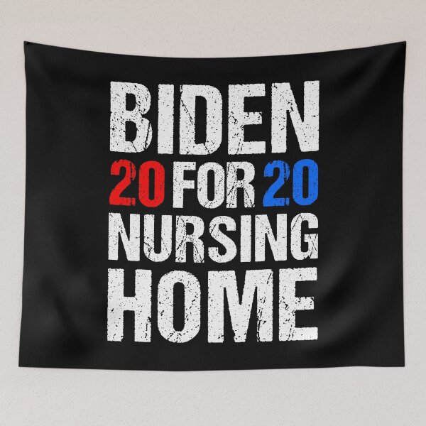 Item preview, Biden For Nursing Home 2020 Great Vintage Design Funny Anti Joe Biden Retro designed and sold by naworas.