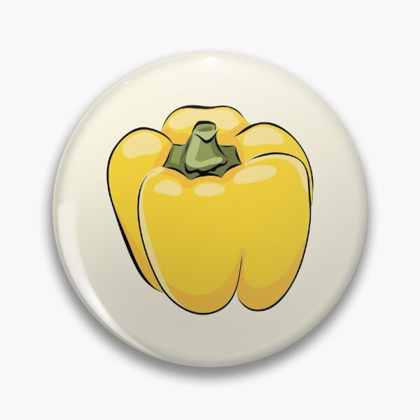 Item preview, Handdrawn yellow capsicum designed and sold by EngineerGoC.