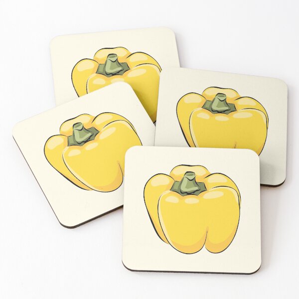 Item preview, Handdrawn yellow capsicum designed and sold by EngineerGoC.