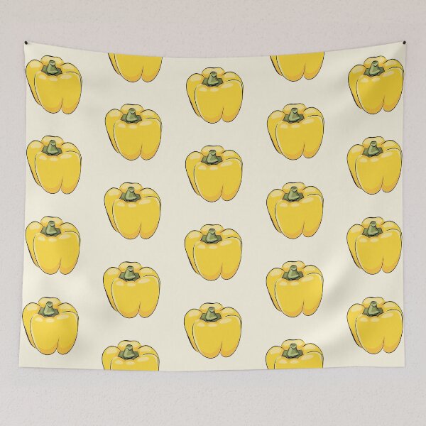 Item preview, Handdrawn yellow capsicum designed and sold by EngineerGoC.