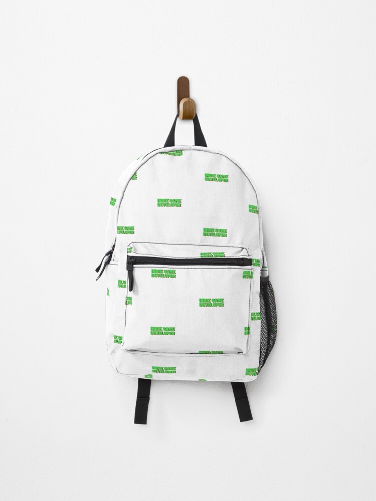 Thumbnail 1 of 3, Backpack, Indie Game Developer, Shirt Design designed and sold by DevelopShop.