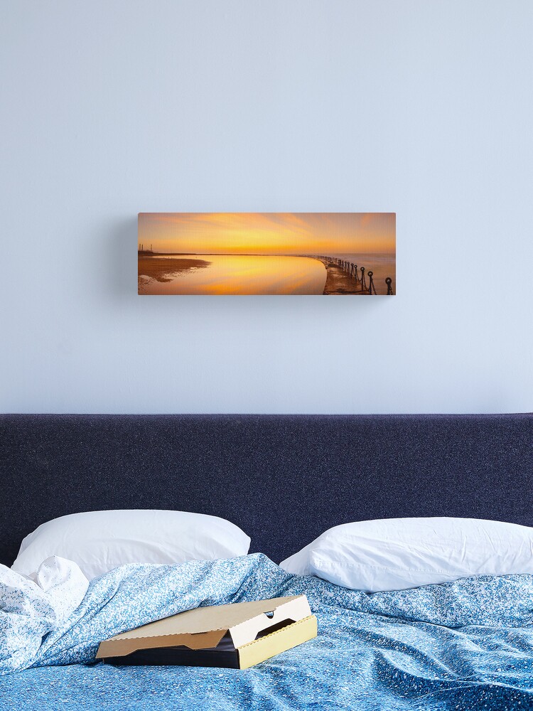 Thumbnail 2 of 3, Canvas Print, Canoe Pool, Newcastle, New South Wales, Australia designed and sold by Chockstone.