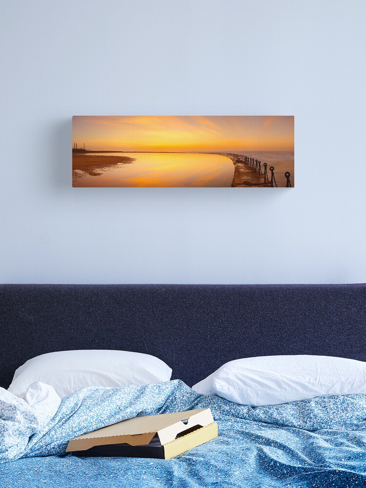 Thumbnail 2 of 3, Canvas Print, Canoe Pool, Newcastle, New South Wales, Australia designed and sold by Chockstone.