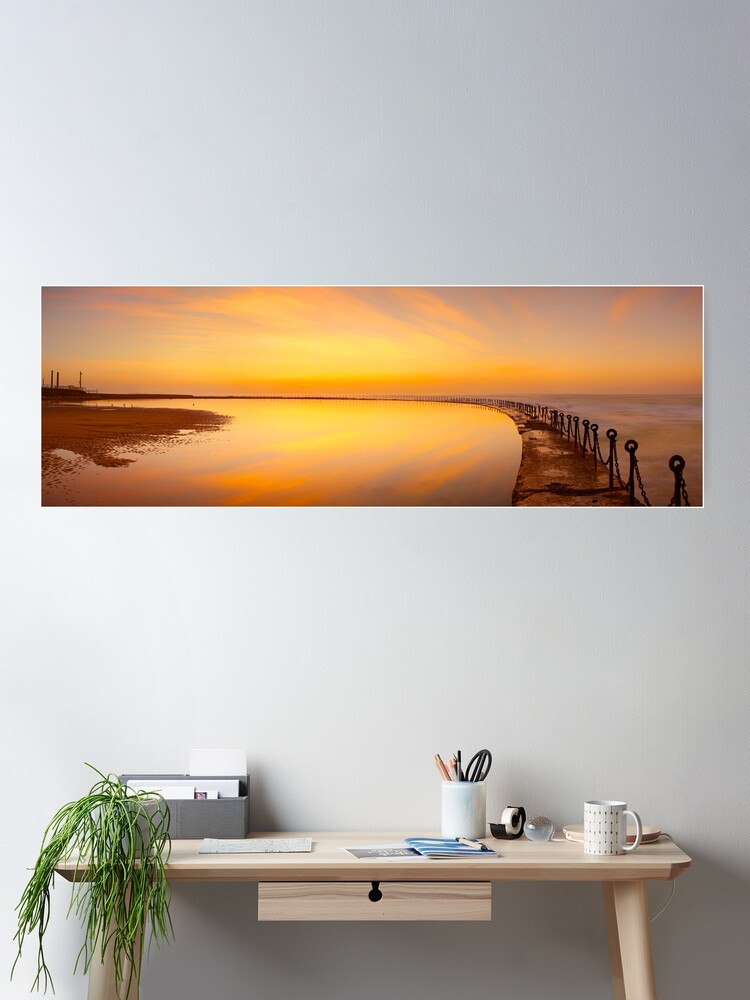 Thumbnail 2 of 3, Poster, Canoe Pool, Newcastle, New South Wales, Australia designed and sold by Chockstone.