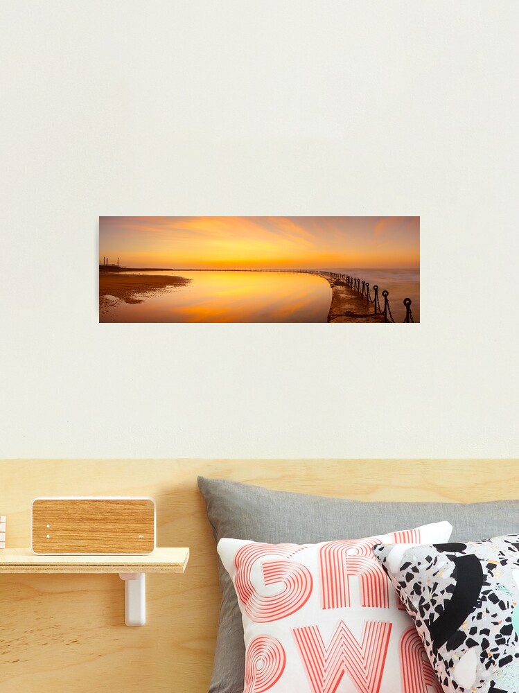 Thumbnail 2 of 3, Photographic Print, Canoe Pool, Newcastle, New South Wales, Australia designed and sold by Chockstone.