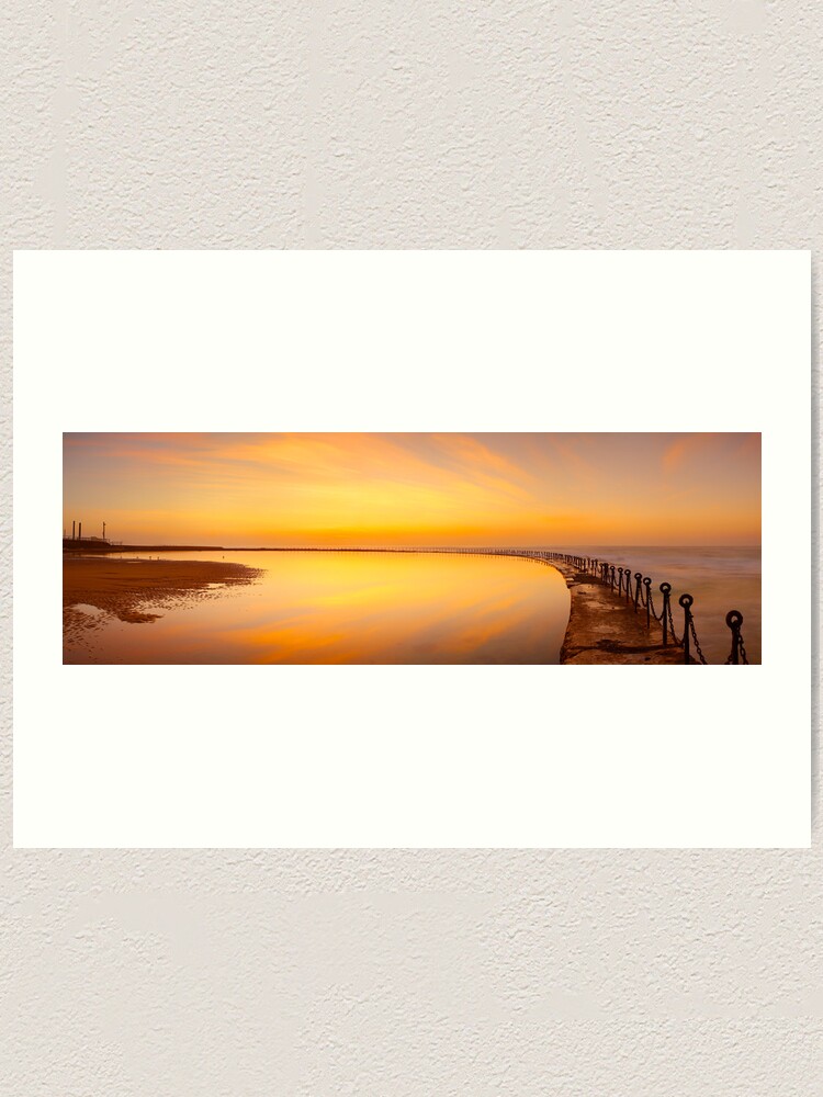 Thumbnail 1 of 3, Art Print, Canoe Pool, Newcastle, New South Wales, Australia designed and sold by Chockstone.