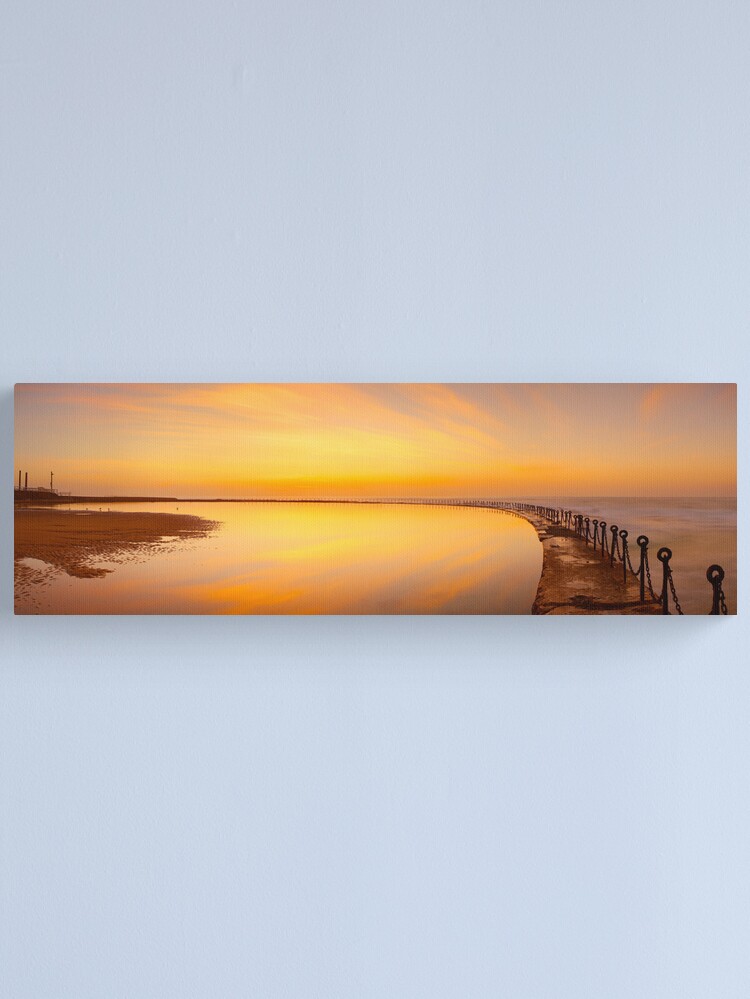 Thumbnail 1 of 3, Canvas Print, Canoe Pool, Newcastle, New South Wales, Australia designed and sold by Chockstone.