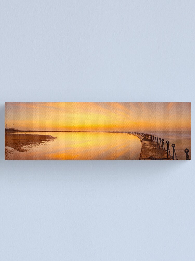 Thumbnail 1 of 3, Canvas Print, Canoe Pool, Newcastle, New South Wales, Australia designed and sold by Chockstone.