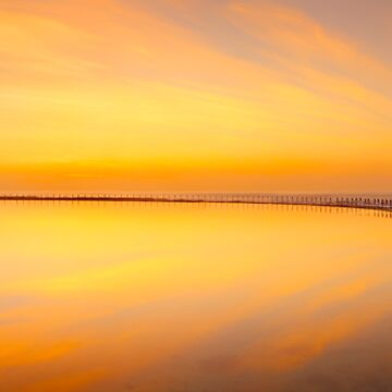 Artwork thumbnail, Canoe Pool, Newcastle, New South Wales, Australia by Michael Boniwell