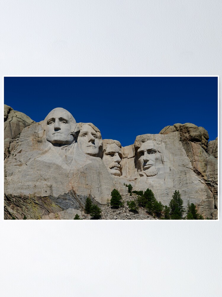 Mt Rushmore Poster By Jvoweaver Redbubble