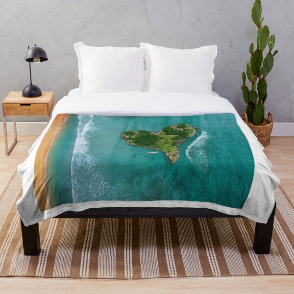 Item preview, BLUE OCEAN COVERED ISLAND designed and sold by 3Akshithaa.