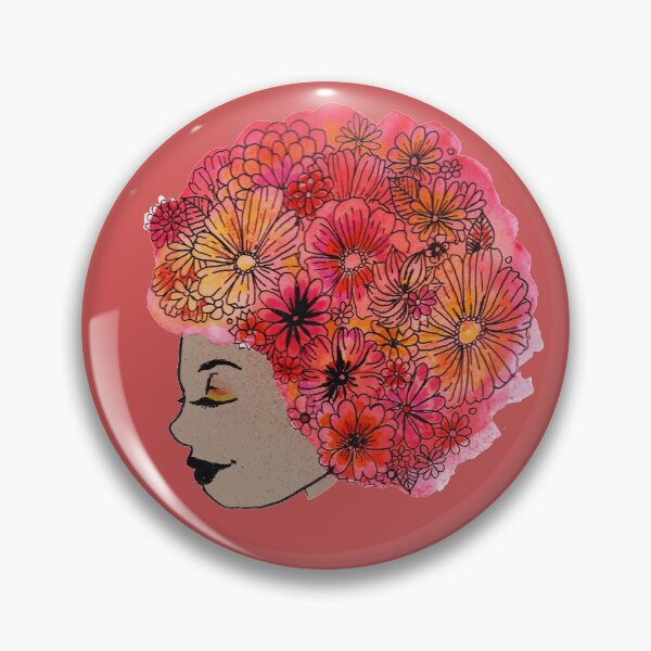 Item preview, Black Girls Bloom Watercolor  designed and sold by Graced With Blackness.
