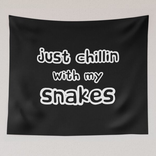 Item preview, just chillin with my snakes designed and sold by LoveLifeRandom.