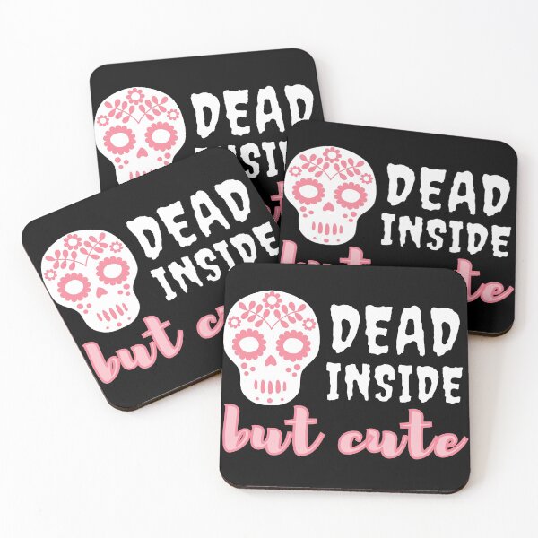 Item preview, I'm Dead Inside But Cute - Cute Pink Skull designed and sold by m95sim.