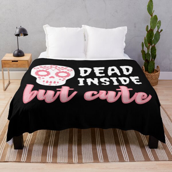 Item preview, I'm Dead Inside But Cute - Cute Pink Skull designed and sold by m95sim.