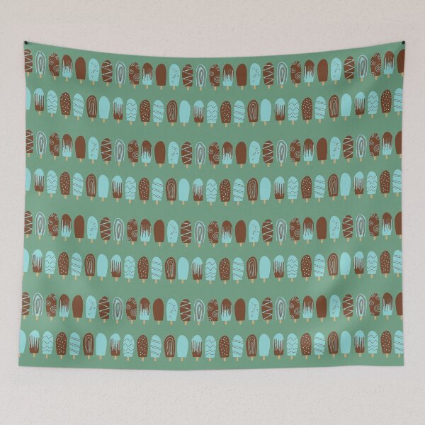 Item preview, Choco mint popsicles in green designed and sold by Lwahniarts.