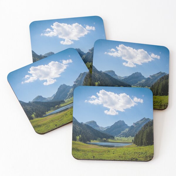 Item preview, Swiss Alps and the Sämtiser See designed and sold by Elsterart.