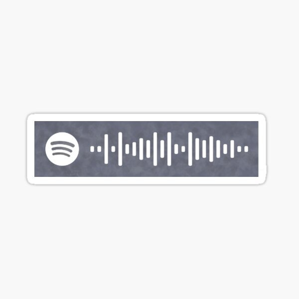 Adore By Ariana Grande Spotify Scan Code Sticker By Daenyses Redbubble - moonlight ariana grande roblox id