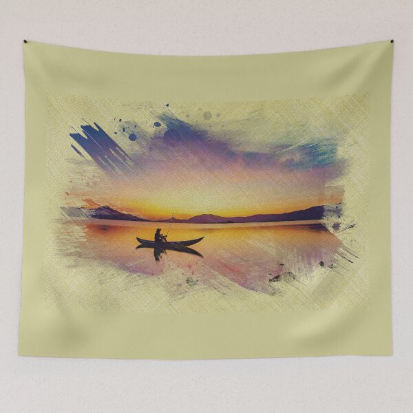Item preview, Sunrise Lake Scenery designed and sold by gooddesignart.