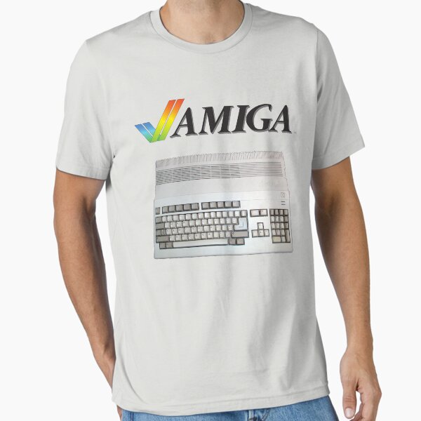 Vista previa del artículo con la obra «Computadora retro Amiga 80s nerd 16 bits», diseñado y vendido por Dirk4171.