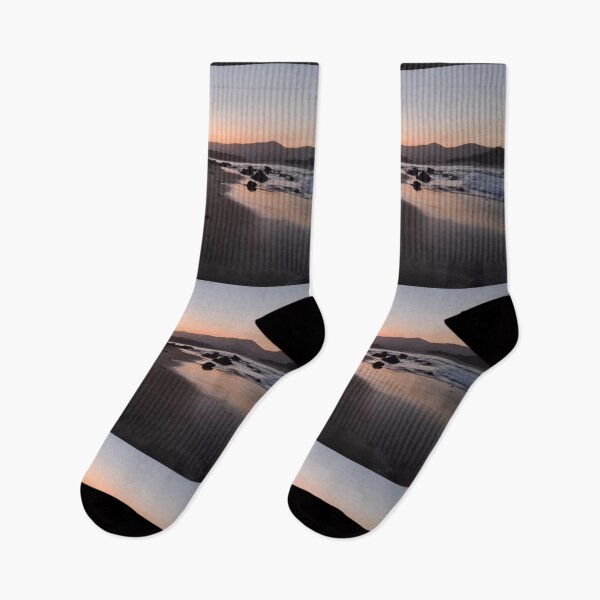 Item preview, Mngazana - Sunset on Wet Beach Sand designed and sold by TeeZoneZtore.