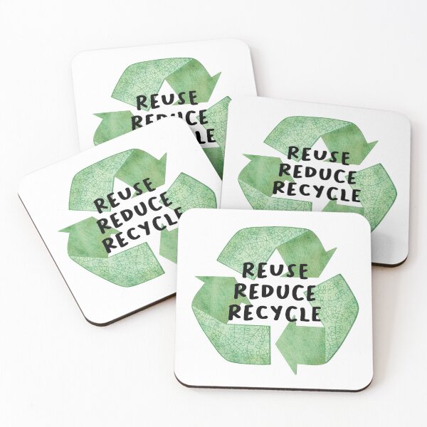 Item preview, Reuse - Reduce - Recycle designed and sold by TeeCupCompany.