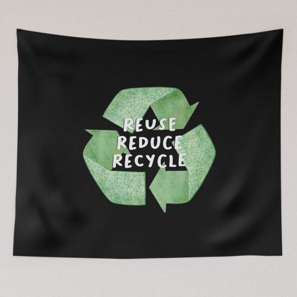 Item preview, Reuse - Reduce - Recycle designed and sold by TeeCupCompany.