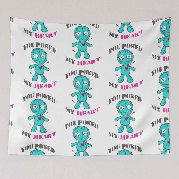 Item preview, Voodoo Doll Funny Saying You Poked my Heart designed and sold by tarek25.