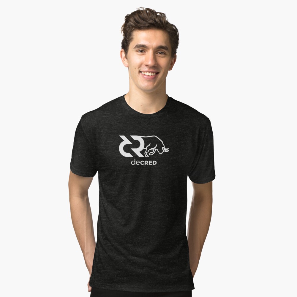 Decred Bull v1 Tri-blend T-Shirt