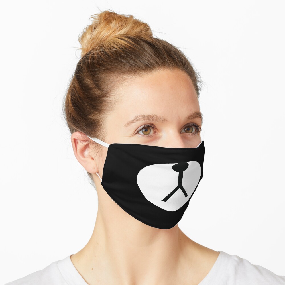 Roblox Bear Face Mask Mask By Shinobu San Redbubble - bear face mask roblox im trying beary hard not to get sick