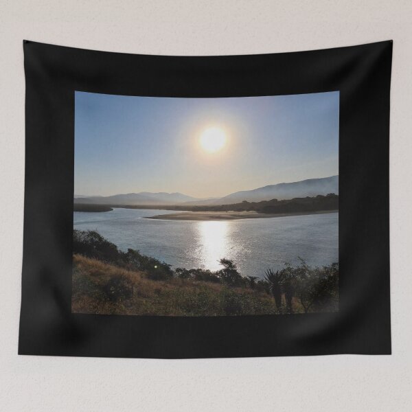 Item preview, Mngazana - Sun Setting over the River designed and sold by TeeZoneZtore.