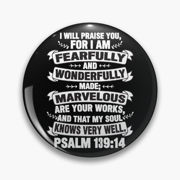 Item preview, Psalm 139:14 designed and sold by plushism.