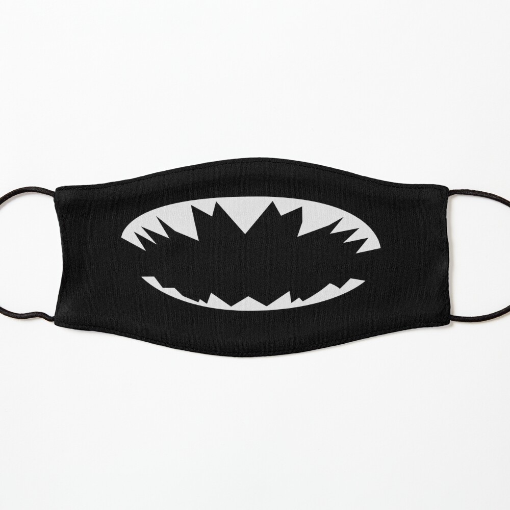 Roblox Shark Mask Mask By Shinobu San Redbubble - teeth mask roblox