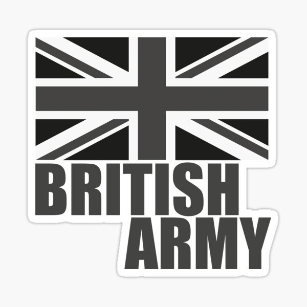 "British Army " Sticker for Sale by youssef0 | Redbubble