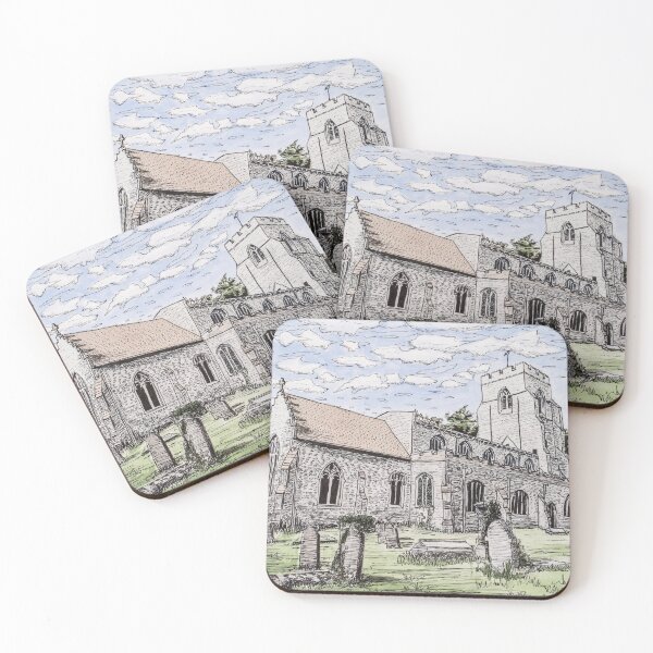 Item preview, English Suffolk Church Painting designed and sold by Tom Crittenden.