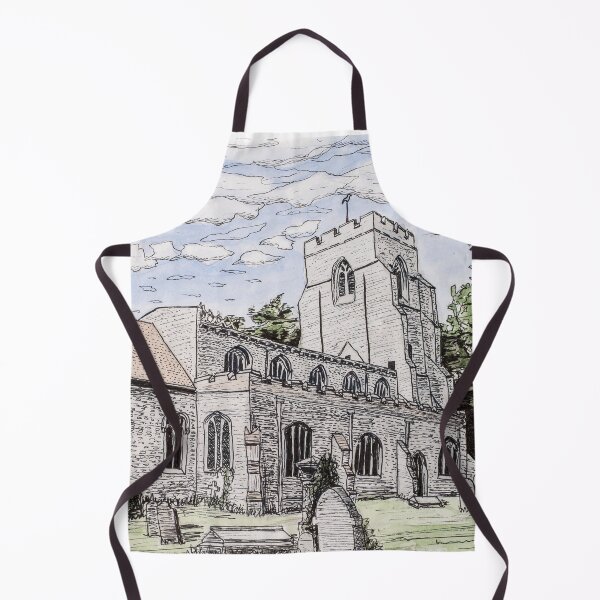 Item preview, English Suffolk Church Painting designed and sold by Tom Crittenden.