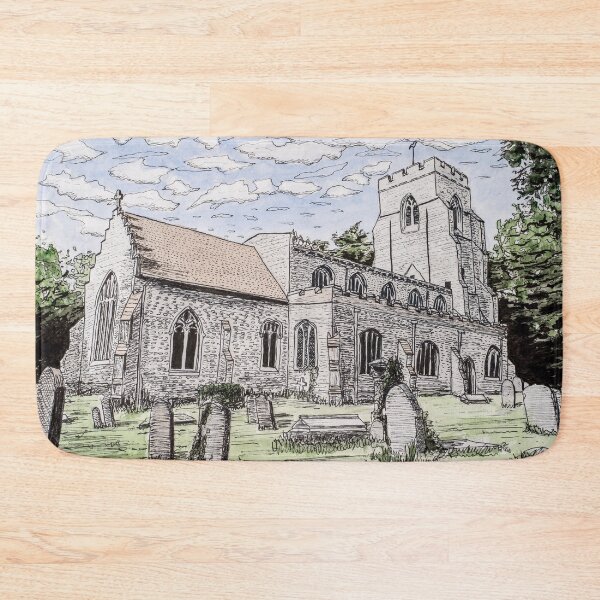 Item preview, English Suffolk Church Painting designed and sold by Tom Crittenden.