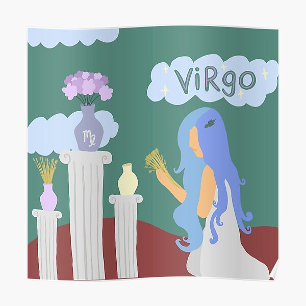 Virgo Poster By Giuliagenigma Redbubble