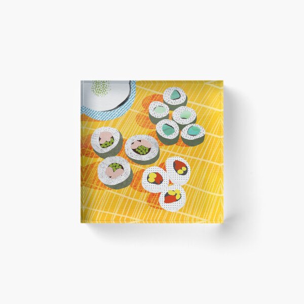 Aperçu de l'œuvre Illustration de paradis de sushi créée et vendue par Gigi Rosado.