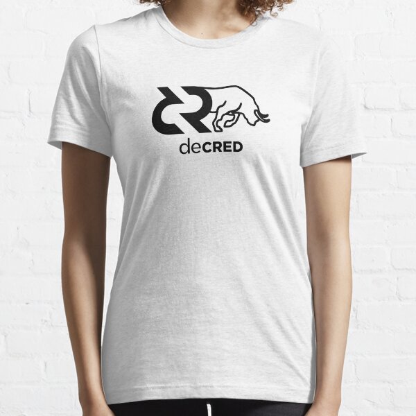 Decred Bull © v2 (Design timestamped by https://timestamp.decred.org/) Essential T-Shirt