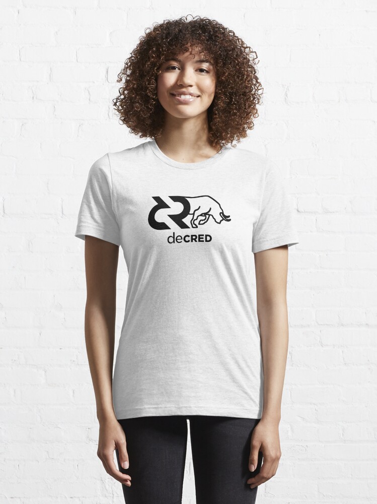 Alternate view of Decred Bull © v2 (Design timestamped by https://timestamp.decred.org/) Essential T-Shirt