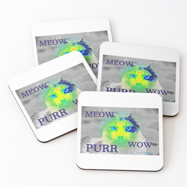 Item preview, PURR MEOW WOW CAT  designed and sold by Opalbluerose.