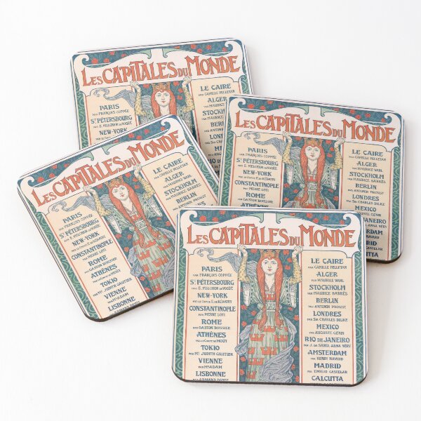 Item preview, Capitals of the World - Eugene Grasset designed and sold by playmap.