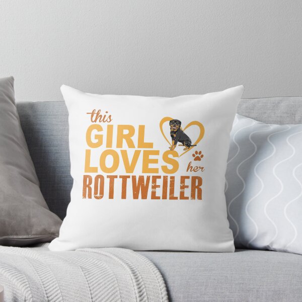 Item preview, This Girl Loves Her Rottweiler ! Especially for Rottweiler Dog Lovers! designed and sold by rs-designs.