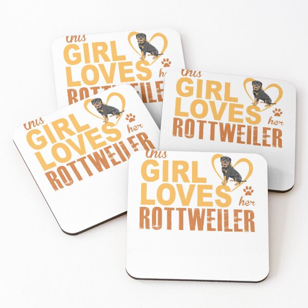 Item preview, This Girl Loves Her Rottweiler ! Especially for Rottweiler Dog Lovers! designed and sold by rs-designs.